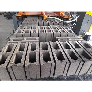 QT7-15 Fully Automatic PLC Engine Pump New Condition Fly Ash Block Making Machine for Concrete Interlocking Brick Molding Machin - Product Image 1
