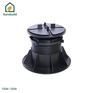 Système de piétonnière réglable en plastique Sunsbuild pour terrasse, accessoires de revêtement de sol extérieur, finition mate, installation facile, design moderne - Product Image 2