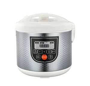 厂家直销5L 860W 17合1怎么煮饭用慢炖锅智能电饭锅和压力锅