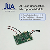 Module de microphone USB AEC AGC à reconnaissance vocale et réduction de bruit simulé 1/2 pour conférences, maisons intelligentes et appareils de bureau