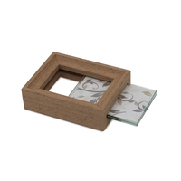 Cadre photo en bois fait main écologique, finition vieillie et impression UV, pour photographie artistique et portraits de famille, design créatif