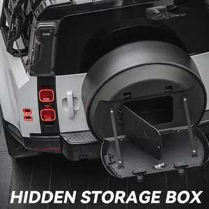 Funda para Llanta de Repuesto 2 en 1 con Caja de Almacenamiento para Escritorio para Land Rover <span class=keywords><strong>Defender</strong></span>, Funda Multifuncional para Neumáticos, Accesorios para Camping - Product Image 3