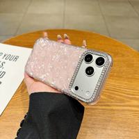 Coque 18 Pro Max Mignonne Scintillante Bling Bling pour iPhone 17 Air 16 Plus 15 14 13 12 11 Pro Max – Protection Diamantée en PC