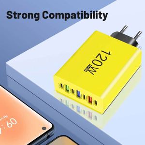 4Type-C + 3USB Multi-Interface Travel Fast Charging Mobile Phone Charger with QC3.0/PD2.0 20W Output - Product Image 4