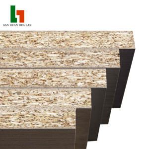 Tablero de partículas de madera <span class=keywords><strong>OSB</strong></span> para construcción de puertas de muebles de interior, aglomerado liso de álamo de 18mm para tableros de melamina de construcción de 18-25mm - Product Image 2
