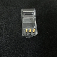 Koneksi kabel jaringan telekomunikasi Pc Utp Rj45 8P8C Cat6 konektor Ftp Cat.5E Cat6 colokan Modular