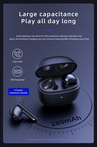 หูฟังไร้สาย CE FCC Rohs XY18 TWS พร้อม MSDS UN38.3 รายงานการส่งออก <span class=keywords><strong>ไมโครโฟน</strong></span>คู่ตัดเสียงรบกวน ENC หูฟังบลูทูธ - Product Image 5