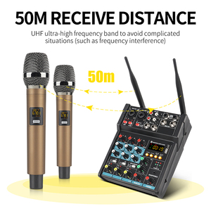 믹서 및 이퀄라이저 기능이있는 금속 전력 증폭기 - Product Image 3