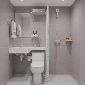 Nhanh chóng cài đặt SMC Vật liệu prefab phòng tắm nhà vệ sinh tích hợp phòng tắm cho căn hộ - Product Image 3