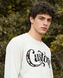 High Quality <b>Waffle</b> Cotton T-<b>shirt</b> Manufacturer Custom Heavyweight Crop Casual Long Sleeve T <b>Shirt</b> for Men - Product Image 4