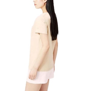 Camisetas Transpirables Personalizadas de Alta Calidad del Fabricante, Camisetas Básicas de Uso Diario para Mujer con Bolsillo en el Pecho - Product Image 6