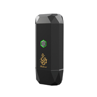 Ensemble de brûleur d'encens de voiture musulman moderne en métal, de haute qualité, rechargeable par Usb