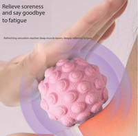 Ballon de massage des pieds en forme d'arachide pour la relaxation musculaire, le dos, la plante des pieds, le fitness, le yoga, les épaules, le cou et les méridiens - Fabriqué en Chine