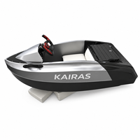 Jet kart électrique haute vitesse 72V, bateau compact monoplace, embarcation personnelle avec logo personnalisé