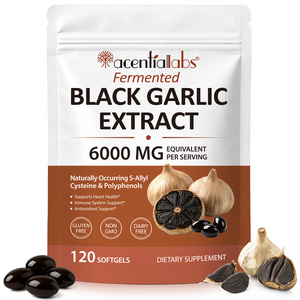 Acentiallabs 120 Gélules Sans Odeur Suppléments d'<span class=keywords><strong>Ail</strong></span> Vieilli Capsules d'<span class=keywords><strong>Ail</strong></span> <span class=keywords><strong>Noir</strong></span> Fermenté pour la Santé Cardiaque et le Soutien Antioxydant - Product Image 1