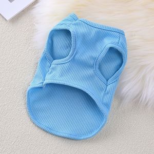 Chaleco para mascotas para gatos y perros, diseño de gofre morado, ropa de verano de poliéster transpirable, diseño personalizable - Product Image 3