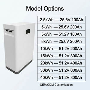 Batterie de stockage d'énergie domestique 15 kWh 51,2 V 300 Ah pour la sauvegarde d'énergie solaire résidentielle - Product Image 4