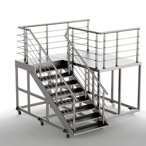 Tự làm bên ngoài lan can boong lan can Cáp lan can balusters cho cầu thang nhà dễ dàng cài đặt lan can bằng thép không gỉ với kết thúc satin - Product Image 2