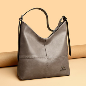 New Light Weight Ladies Handbags <b>Soft</b> <b>Leather</b> Women Shoulder <b>Bag</b> Girl Fashion Bucket <b>Bag</b> for Travel Tanjing - Product Image 5