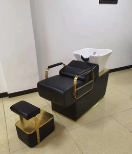Bac à shampoing et chaise réglables pour salon de coiffure K Wholesale - Product Image 2