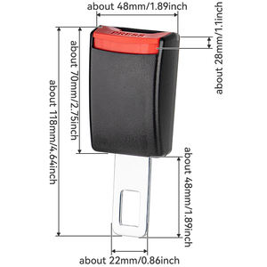Extension <span class=keywords><strong>de</strong></span> <span class=keywords><strong>ceinture</strong></span> <span class=keywords><strong>de</strong></span> sécurité <span class=keywords><strong>de</strong></span> voiture universelle en métal réglable Kits d'intérieur fantaisie boucle <span class=keywords><strong>de</strong></span> <span class=keywords><strong>ceinture</strong></span> <span class=keywords><strong>de</strong></span> sécurité d'ancrage compatible avec toutes les voitures - Product Image 3