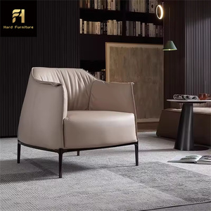 Sofá perezoso de ocio individual de lujo ligero italiano, sillón personalizado de alta calidad para restaurante, sala de estar, salón <span class=keywords><strong>y</strong></span> recepción - Product Image 3