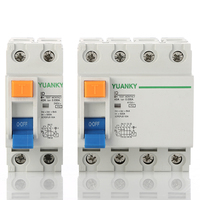 Interruptor de Circuito Rccb Mcb Tipo B Rcd 40a 10a 63a 30ma 10ma Interruptor de Circuito Rccb Tipo B de Alta Calidad con Protección Contra Sobrecargas