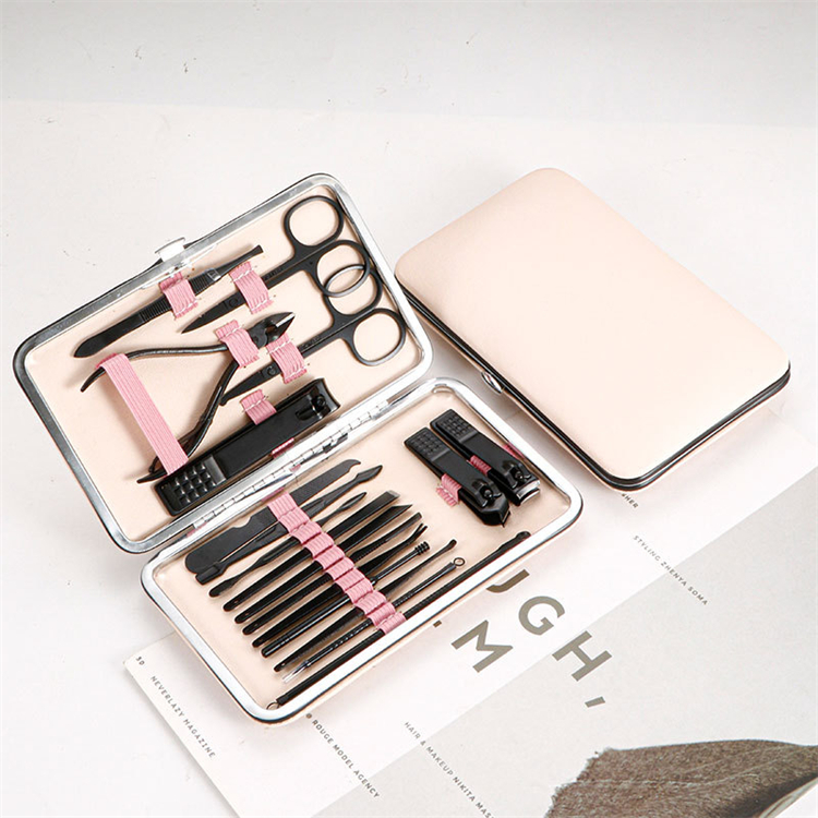 4 Black+pink-18pcs