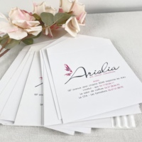 Enveloppe de luxe en papier d'art imprimé sur mesure avec estampage à chaud pour cartes de vœux, invitations, cartes-cadeaux et envois professionnels