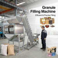 Ensacheuse automatique 5kg 1kg 500g pour granulés, céréales, sel, riz, légumineuses, graines, noix, machine de pesage et d'emballage de granulés