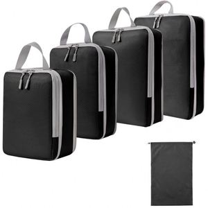 กระเป๋าจัดเก็บสัมภาระเดินทาง WSY485 แบบบีบอัดได้ สำหรับใส่รองเท้าเด็ก เสื้อผ้า กระเป๋าถือขนาดใหญ่ ตู้เสื้อผ้าแบบพกพา อุปกรณ์จัดระเบียบการเดินทาง - Product Image 5