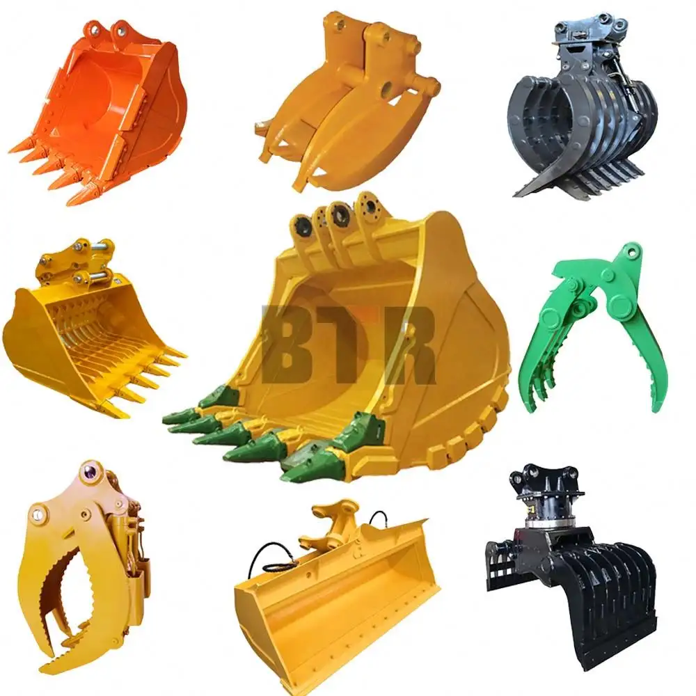 Komatsu Pc10 Pc70 Pc200 Pc200 Pc350 Pc400 Balde De Rocha De Escavadeira, Cat330 Cat320 Cat416C Cat310 Cat305 988 Balde De Escavadeira