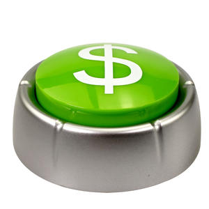 Enseigne Dollar en plastique personnalisée Caisse <span class=keywords><strong>enregistreuse</strong></span> Bouton de son Pet Training Musical Sound Talking Button - Product Image 2