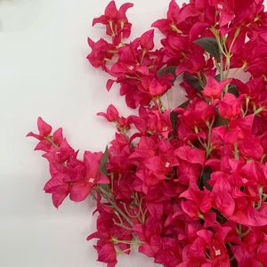 Ramo de Flores Artificiales de Buganvilia al por Mayor, Decoración de Pared para Hogar, Fiestas y Bodas, Buganvilia Artificial de Tacto Real - Product Image 2