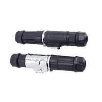 Connecteur d'alimentation LED étanche BETT LP12 IP68 en nylon, contacts mâle/femelle, options 3/2 broches, 500V 16A, certifié CE ROHS, PCB/FPC/UHF