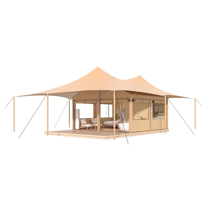 Pièces de tente de glamping Safari de luxe Hous Cabin Expandable Container House pour Hotel in the Desert - Product Image 2