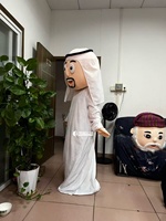 Costume de poupée de dessin animé à l'effigie d'un personnage arabe Shengchi, accessoires de tête pour spectacle de danse du Moyen-Orient, idéal pour les grands événements et fêtes