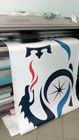 Rouleau de vinyle thermocollant blanc imprimable à l'encre éco-solvant 50cm x 50m pour T-shirts