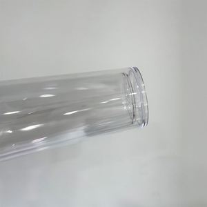 24Oz Glitter Flow Floating Double Walled Snow Globe Pre-Drilled <b>Reusable</b> Tumbler Smoothie <b>Cup</b> <b>With</b> <b>Lid</b> and Straws - Product Image 3