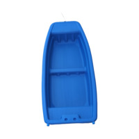 Bateau de pêche en PE épaissi à coque stable, anti-chaviment, à flottabilité par injection d'eau, rotomoulé, durable et personnalisable