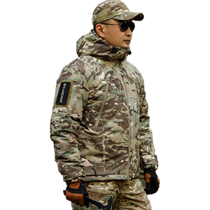 아웃도어 카모플라쥬 택티컬 남성용 방한 자켓, 하이킹용 패딩 자켓, 두꺼운 내마모성 방풍 방수 등산복 제조업체 도매 - Product Image 6