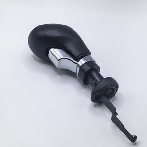 Palanca de cambios de cuero negro para Buick Excelle XTGT Vauxhall Opel Astra Insignia 2009-2014 - Product Image 1