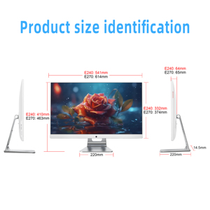 Nhà Máy Ban Đầu Thiết Kế Hiện Đại 23.8Inch Máy Tính Để Bàn I5 I7 I3 Aio Máy Tính Để Bàn Tất Cả Trong Một PC Cho Giải Trí Gia Đình - Product Image 5