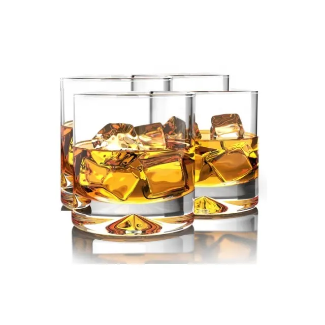 Vecchio stile cristallo whisky vetro 10 oz peso perfetto Barware robusto per cocktail vecchio stile