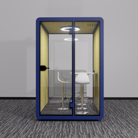 Cabine insonorisée individuelle pour bureau, hôtel, salle de sport - Pod de bureau modulaire moderne en alliage d'aluminium pour clients professionnels