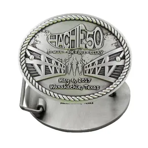 Manufacturer Customized Design Antique Metal Bicycle Riding Running Race Souvenir Honor Sports Medals Custom Belt Buckle Medal