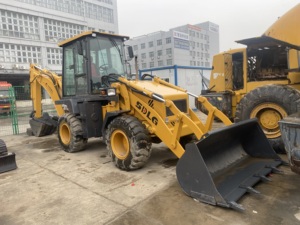 Original Lingong LGB680 Backhoe <strong>Loader</strong> 1.2m&sup3; Bucket 3.5m Unloading Height 37km/h Speed Durable for Construction/Agriculture - Product Image 6