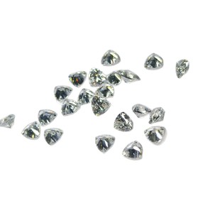 Triangle Cut Cubic Zirconia Loose Gemstones Clear White For Jewelry Making Synthetic Lab Created Zircon Stone - Product Image 5