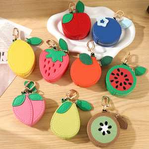 Mini Cute Fruit Shaped Coin Purse Ladies Storage Bag Keychain Wallet Pendant Fashion Jewelry Organizer Bag Charm for Women - Product Image 1