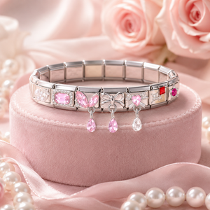 Conectores de Pulsera Delicados y Elegantes con Detalles de Diamantes, Componentes de Joyería para Anillos, Collares y Colgantes DIY - Product Image 3